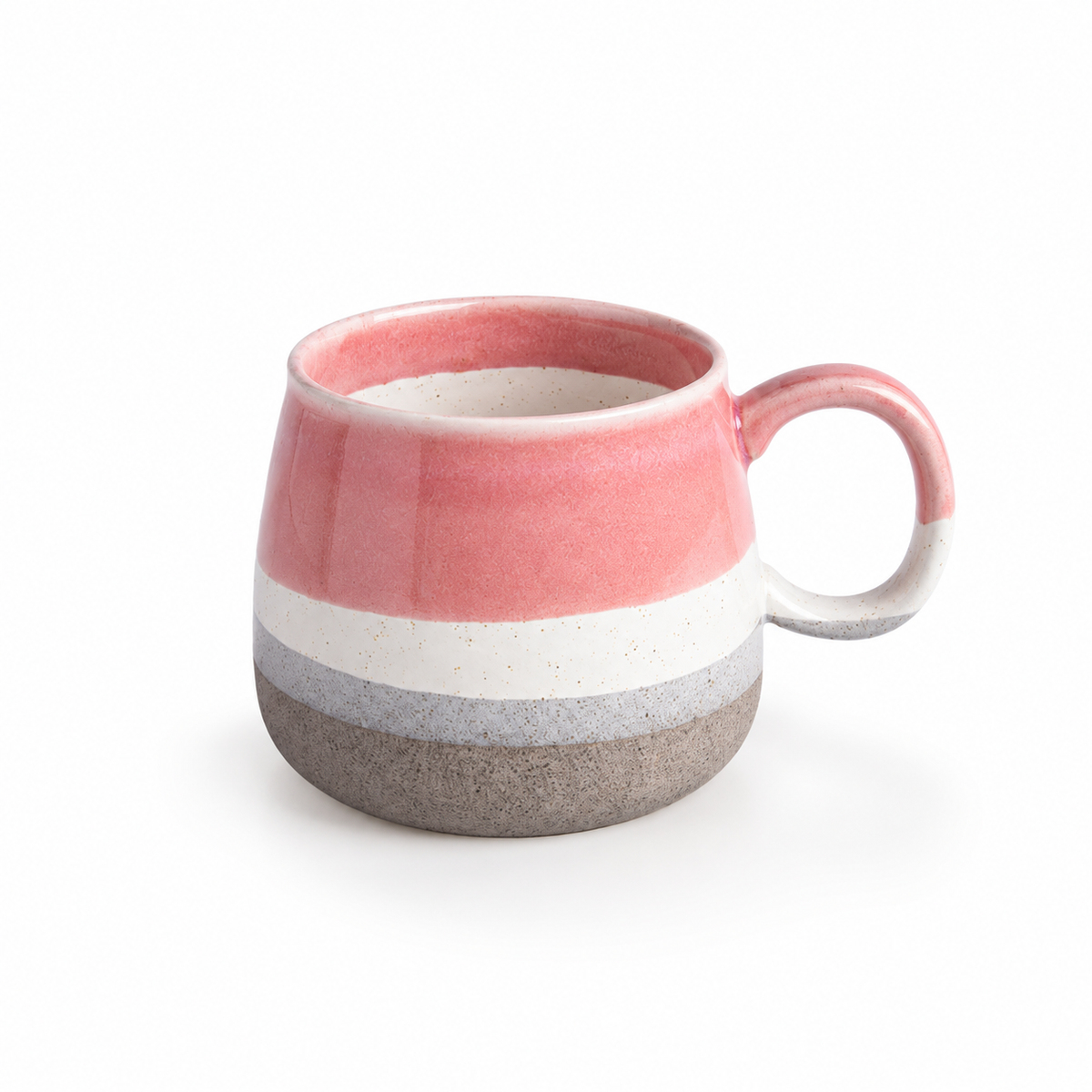Reactive Glaze Ceramic Mug - Red 350 ml